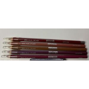 Lot 5 Jordana Cosmetics Kohl Kajal Lipliners Cherry Magenta Honey Brick Red Wine